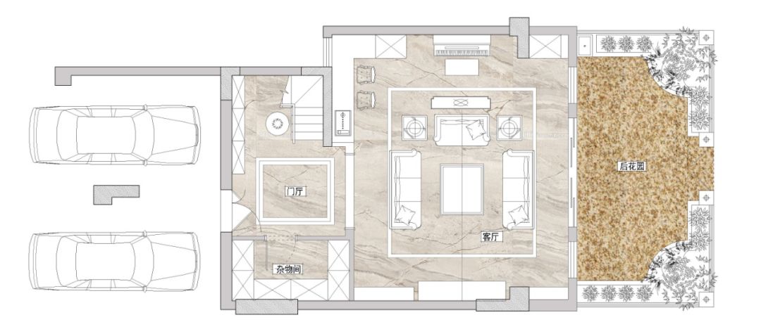 暖男标配的家 | 法式质感美式小清新混搭,打造 280㎡优雅生活空间-24