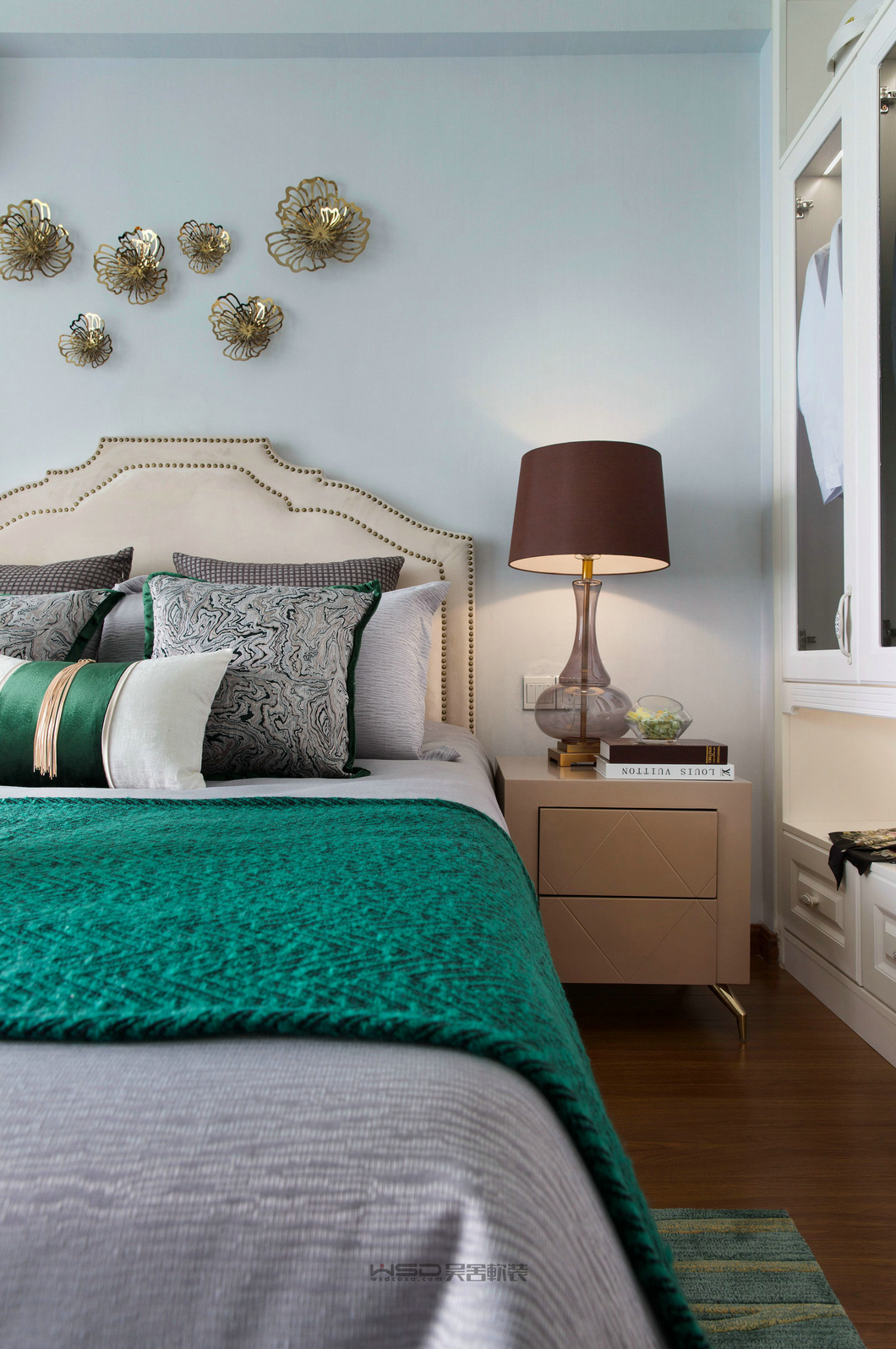 WSD · 吴舍软装  韶关永乐城 · 时尚简欧风样板房-23