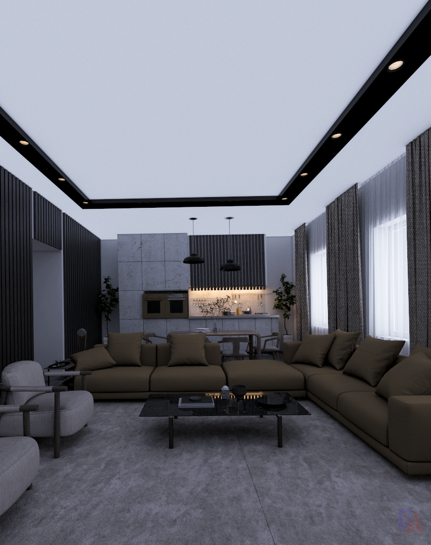 Living and Dinning ROOM (INTERIOR WORKSHOP)-6