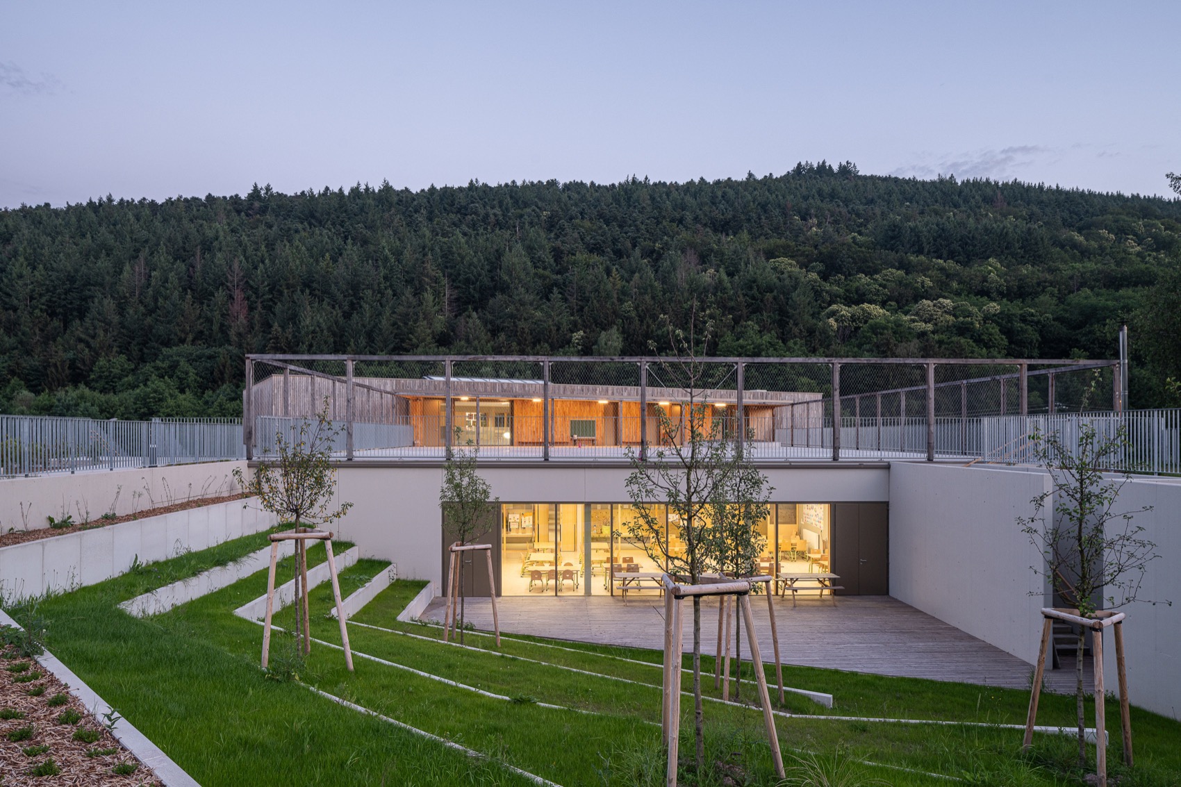 Honcourt 学校丨法国丨f+f architectes-25