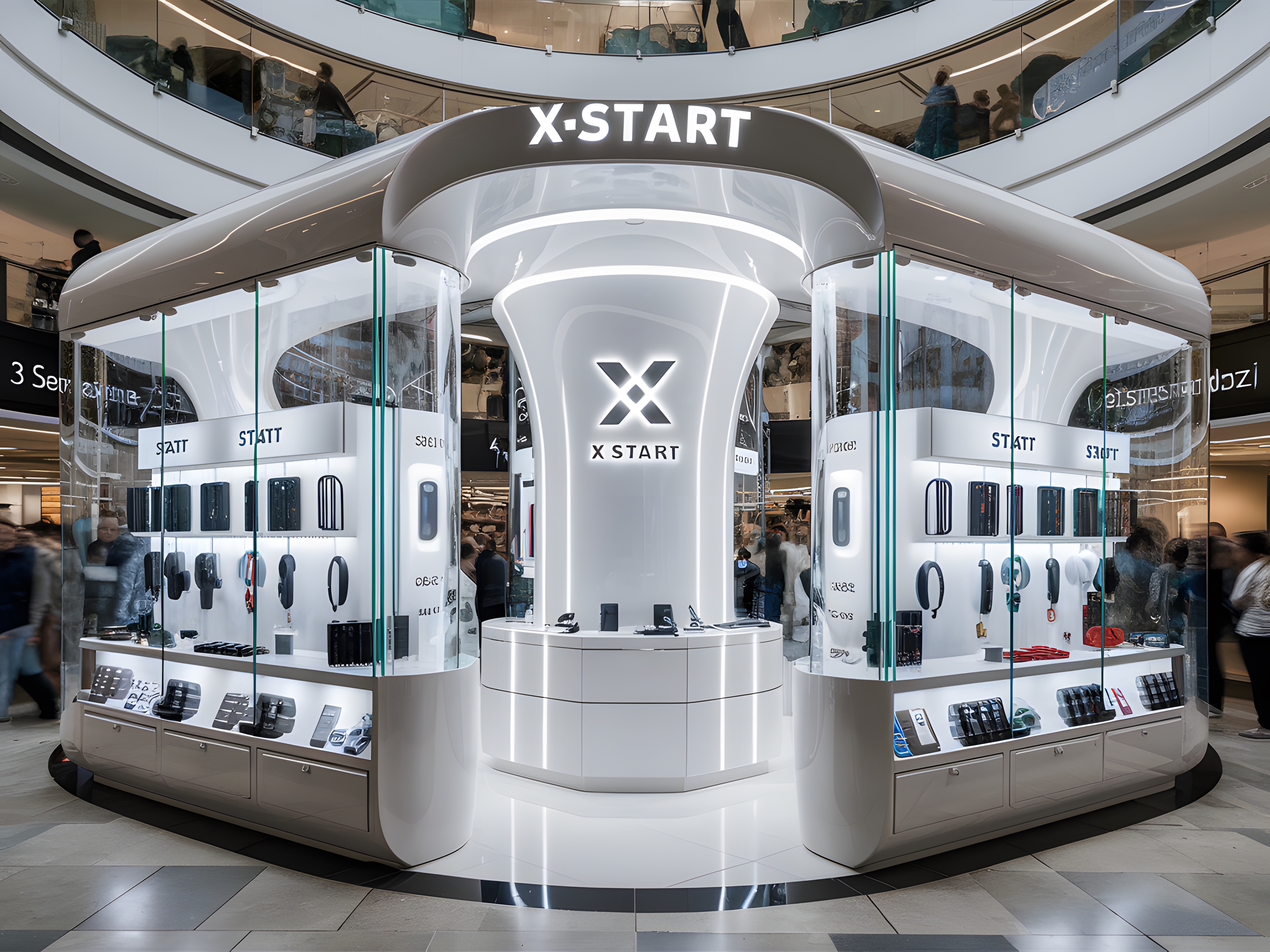 Shopping mall 3C product counter design-5