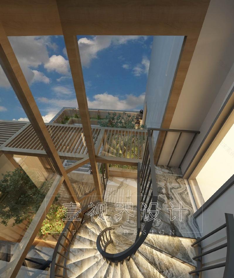 山水湖滨空中别墅,打造精致高级室内空间-24