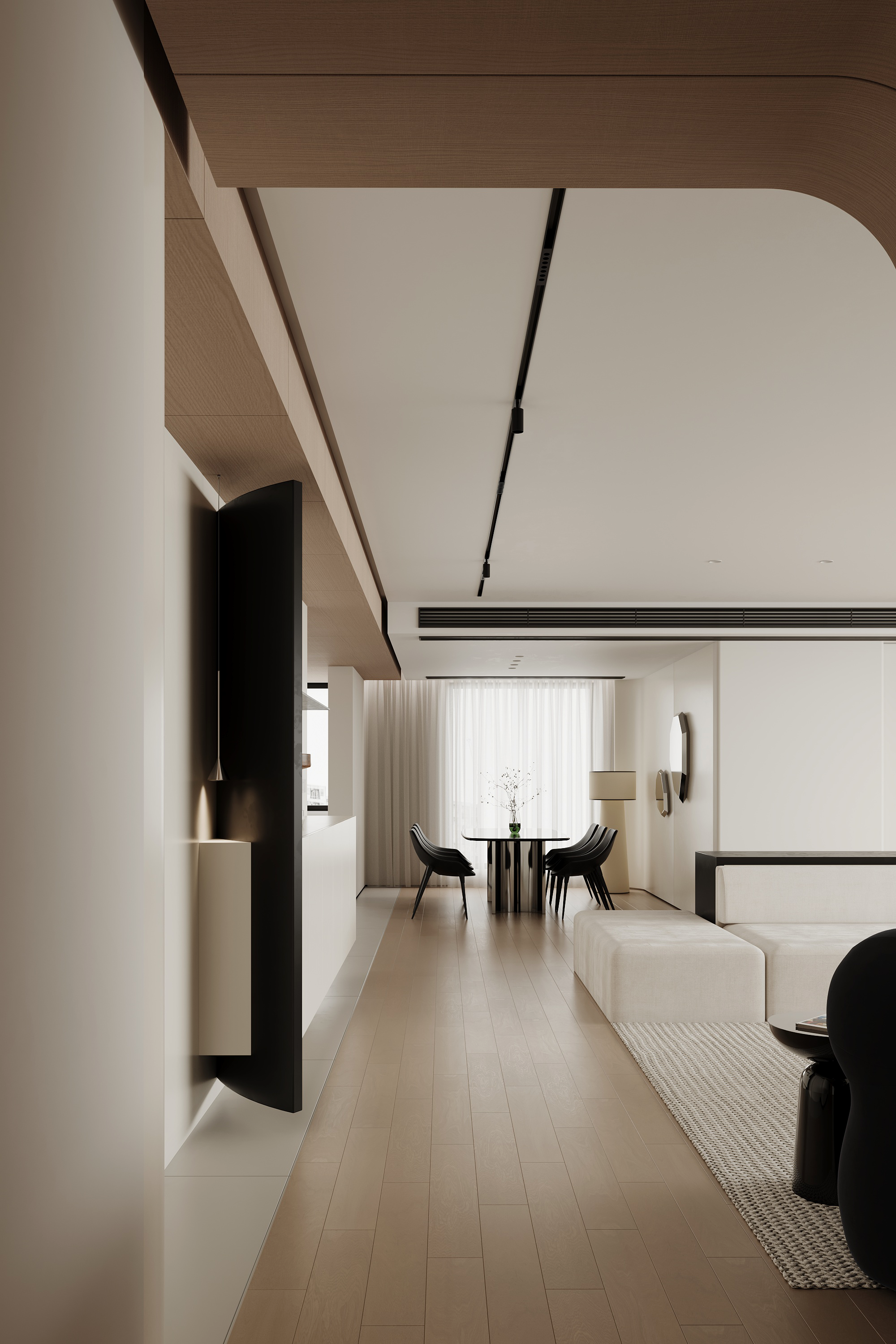 极简奶油风家装丨禾艺视觉设计表现-2