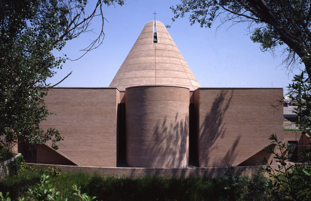 Chiesa San Giovanni Battista 教堂丨瑞士提契诺丨Mario Botta-3