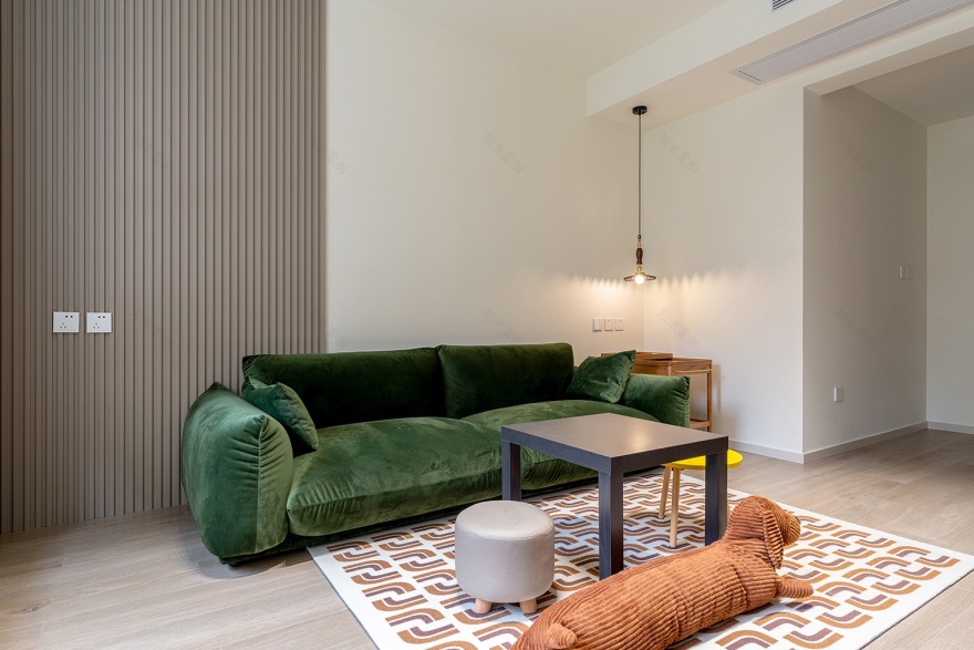 北京金隅学府89㎡复古原木风住宅设计丨中国北京丨久栖设计-17