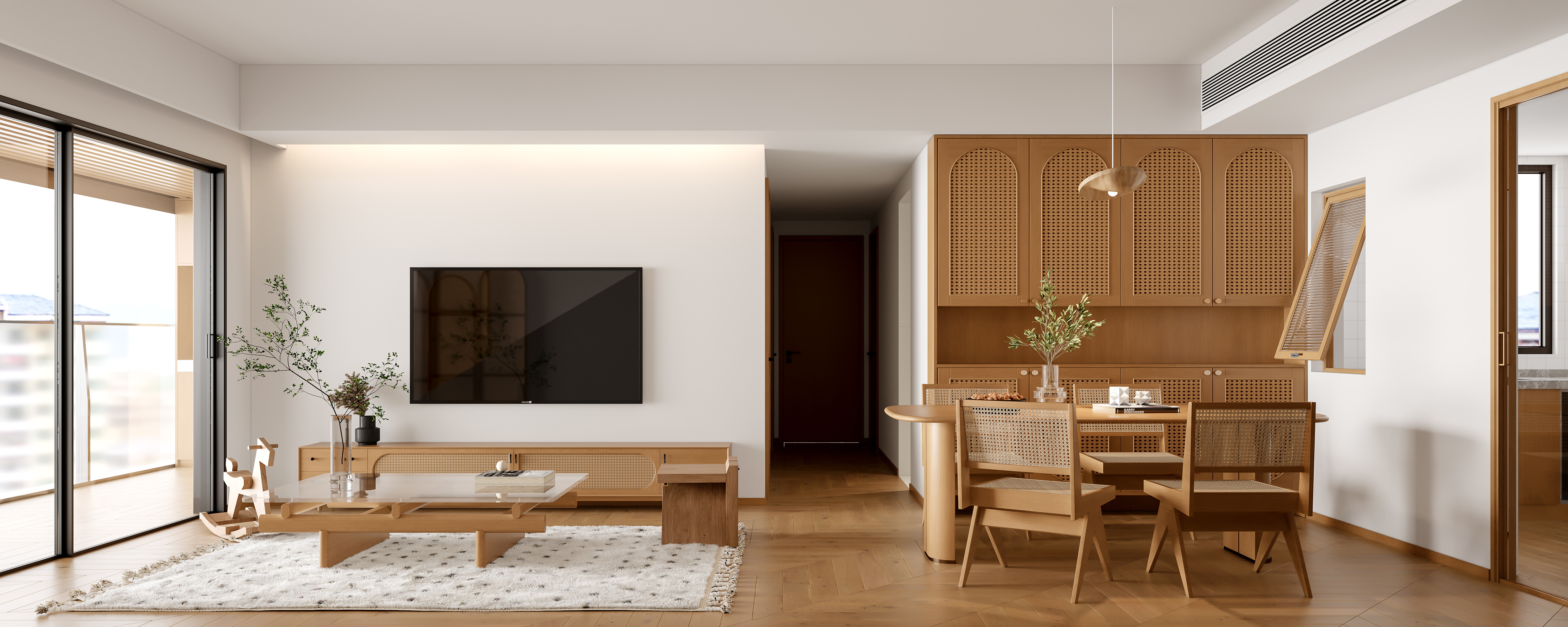 现代奶油原木风-1