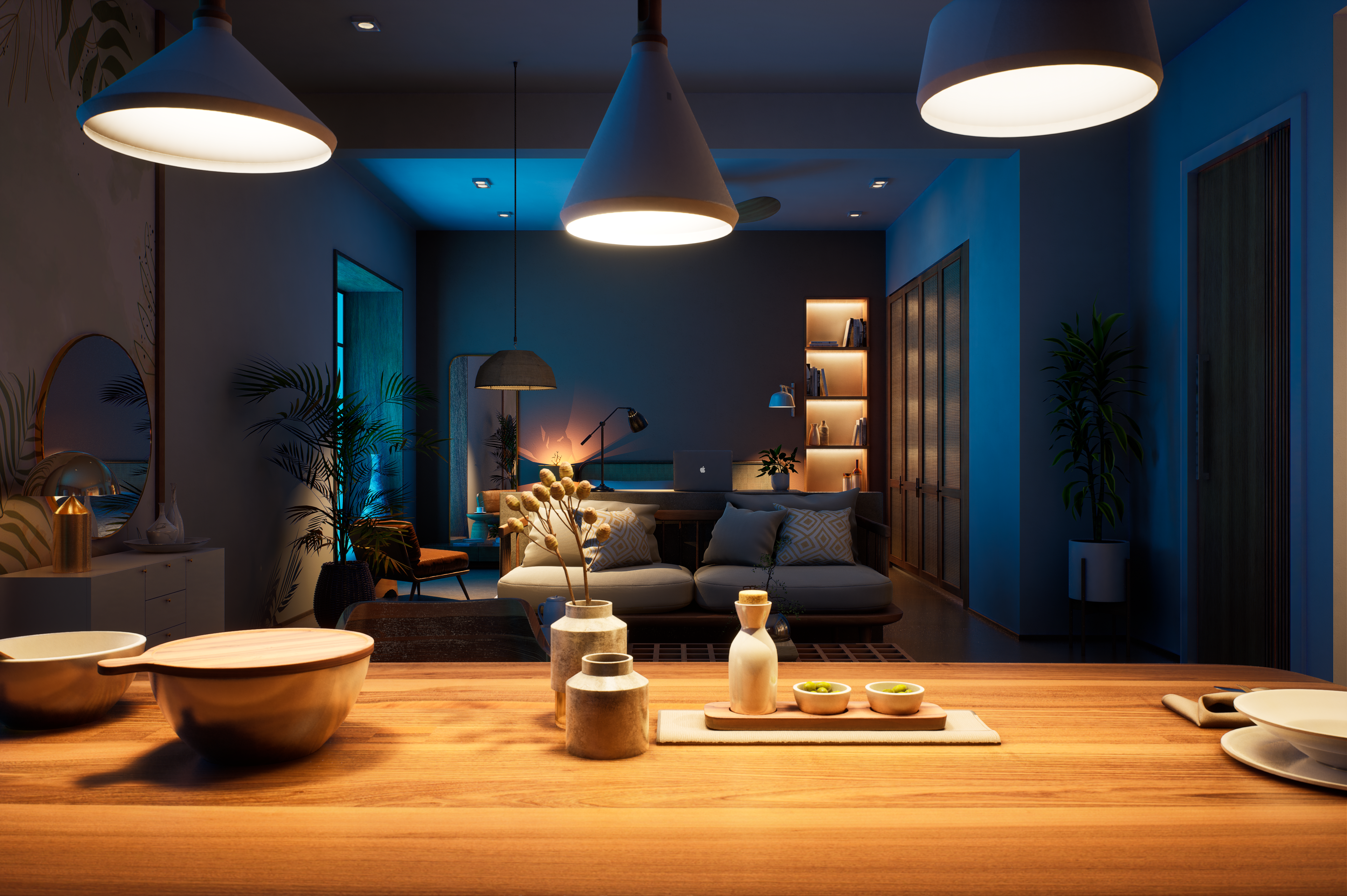 单间公寓 夜景丨Ar Tanzeel Amjad-11