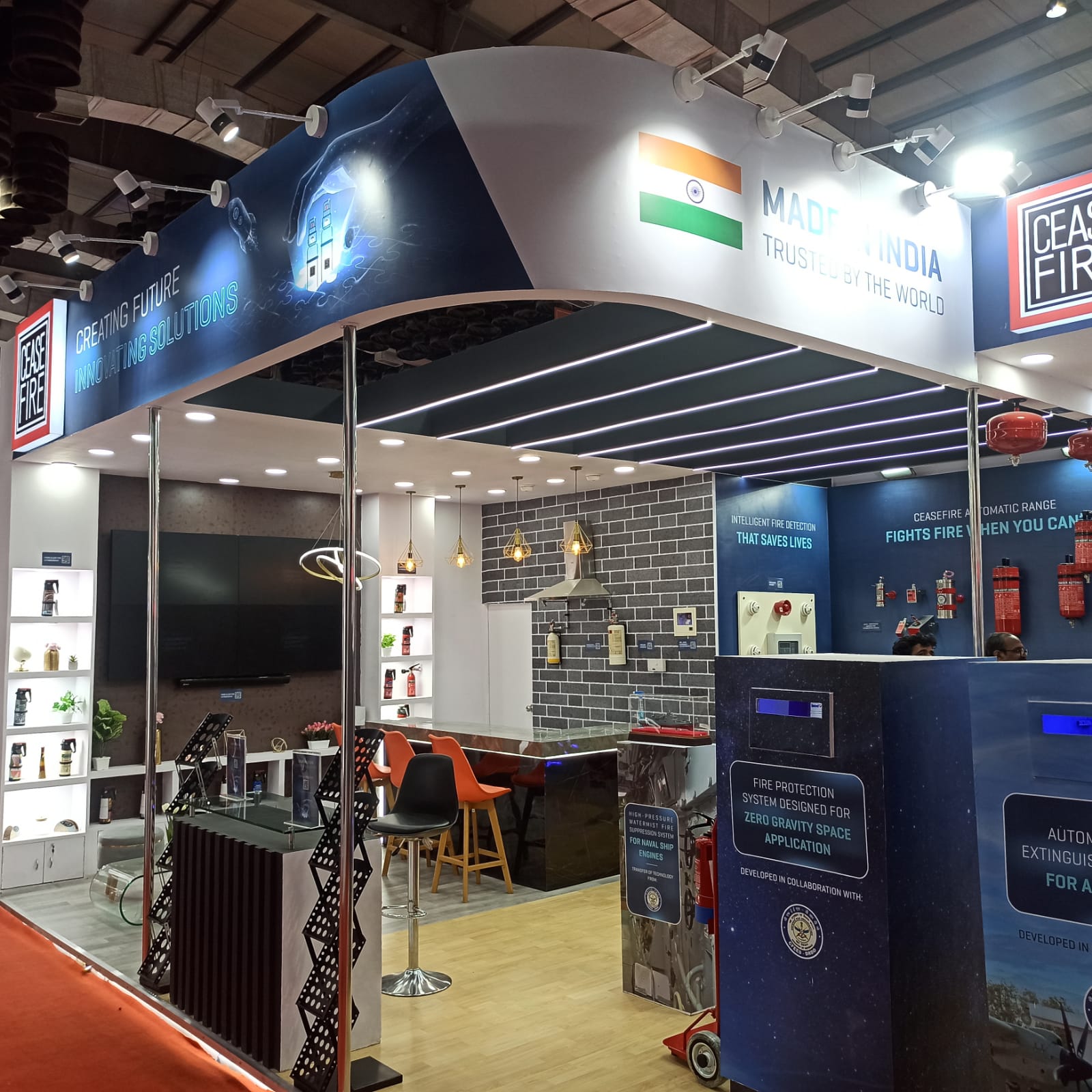 Cease fire,Fire & Security India Expo,Mumbai India 2023-3