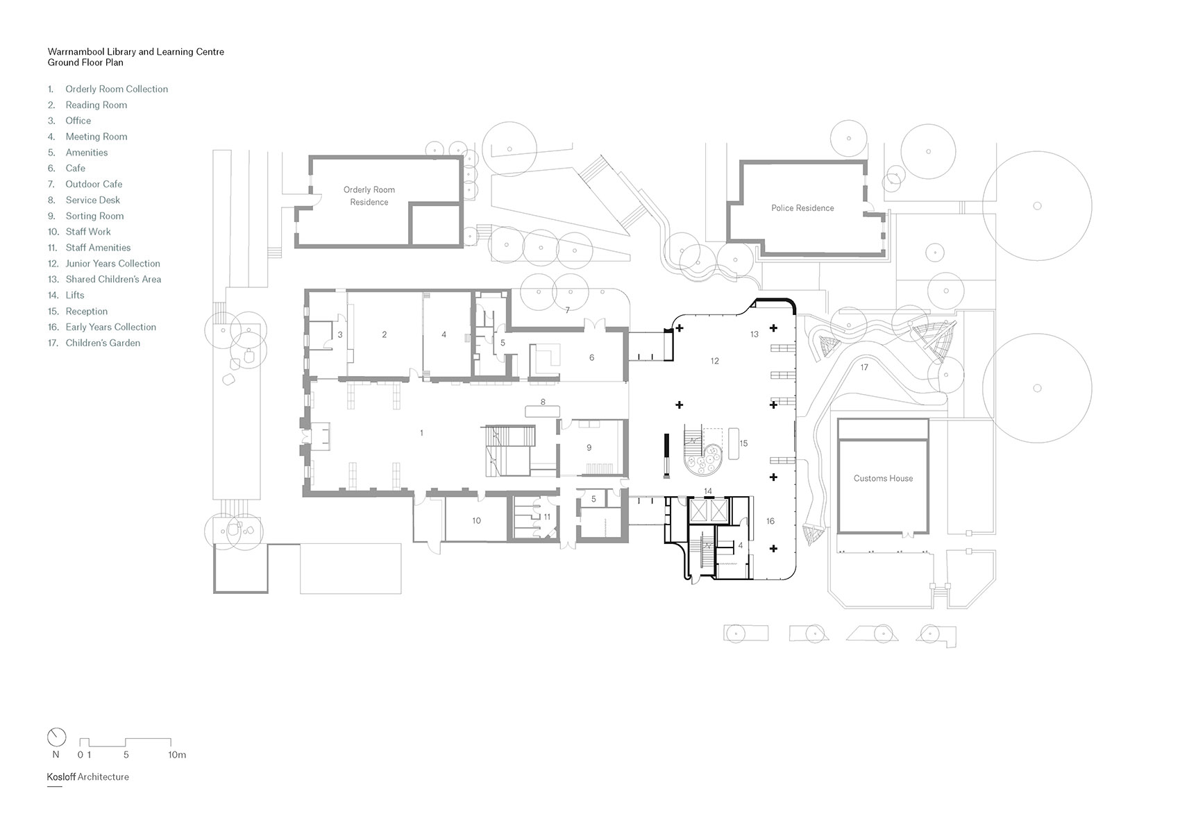 澳大利亚沃南布尔图书馆和学习中心丨Kosloff Architecture-30