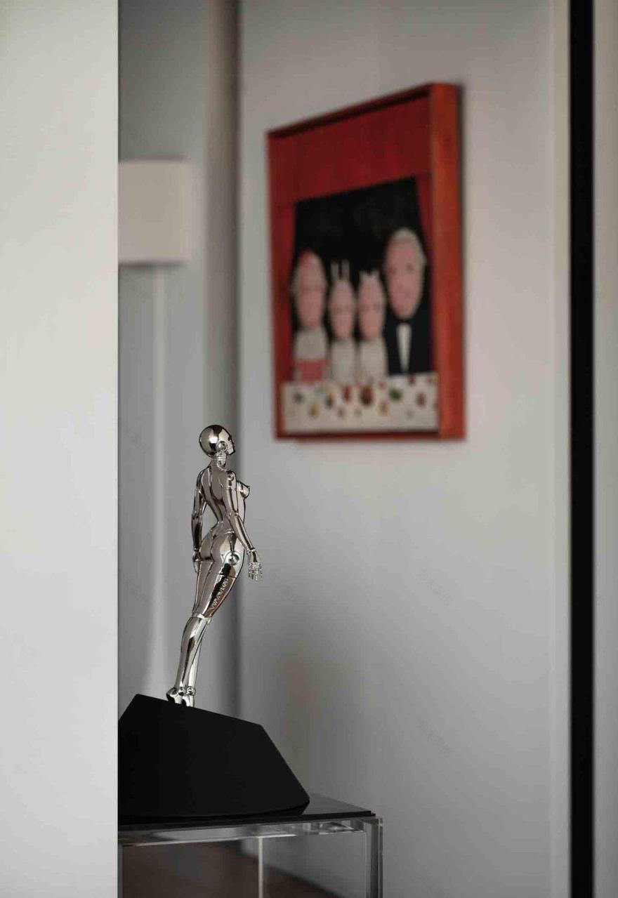 炫酷摩登的精装房改造-54