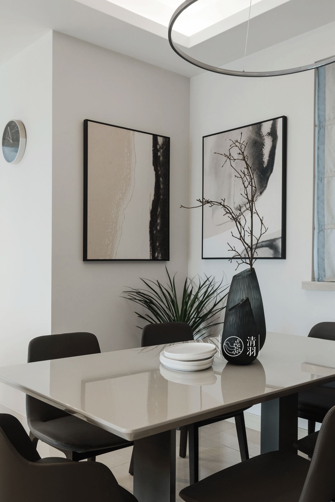 隐约 | 成都 131 平米现代时尚精装房改造-16