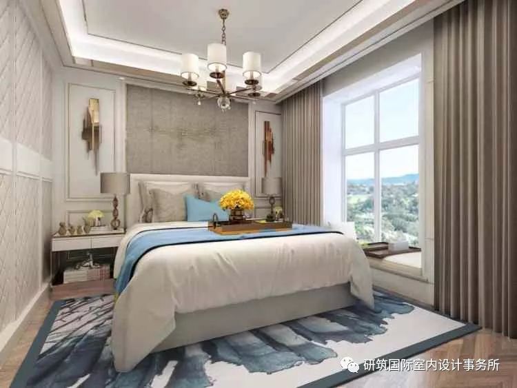 北京风景轻奢空间,演绎优雅美式风情-42