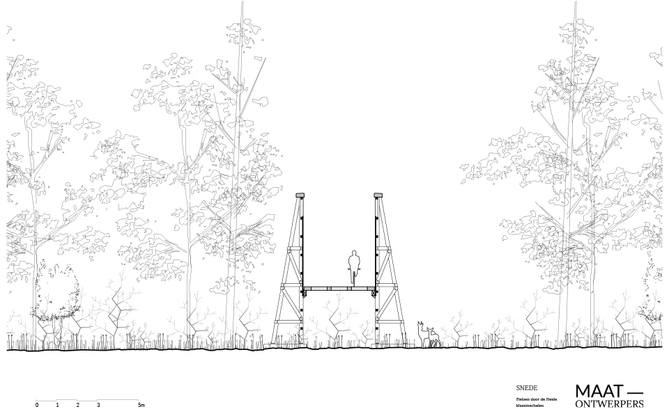 穿越石南荒原的自行车道丨比利时林堡丨Maatontwerpers 与 Witteveen+Bos 合作-67