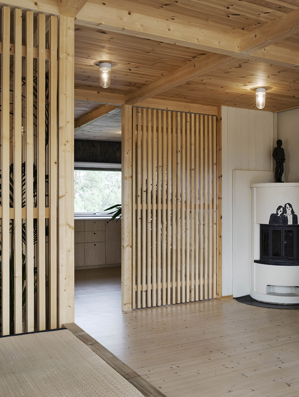 木板盒式住宅室内改造丨Austigard Arkitektur-9