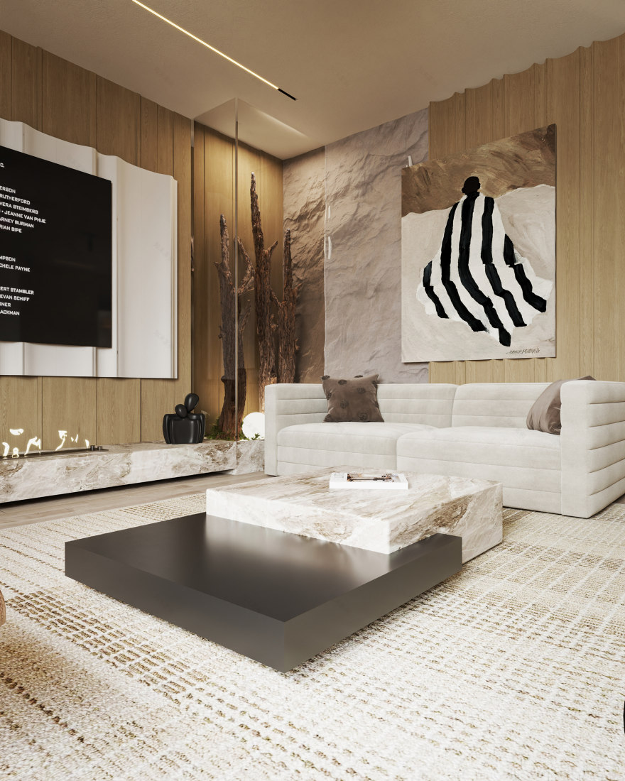 温馨简约住宅丨Muhammed Saad(为Bold Studio设计)-13