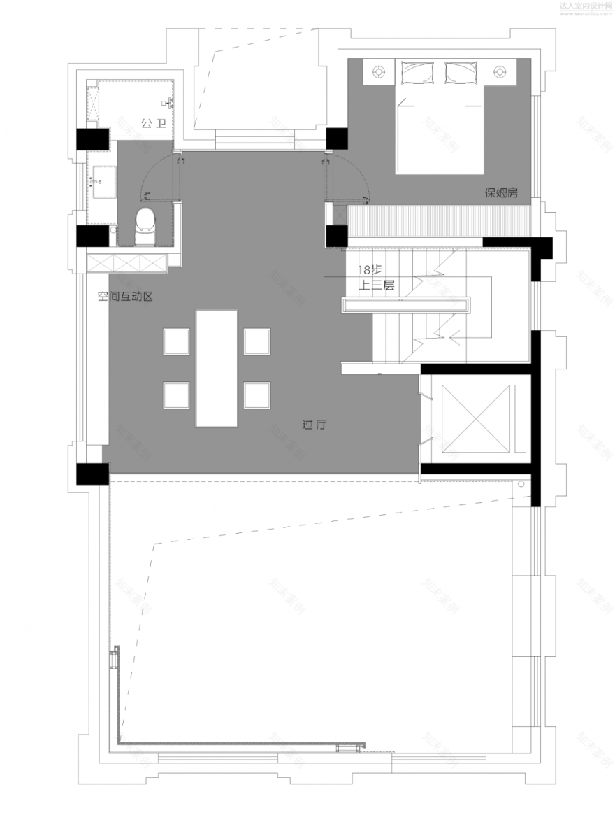 水墨韵律 | 福建连城冠豸山别墅设计-47