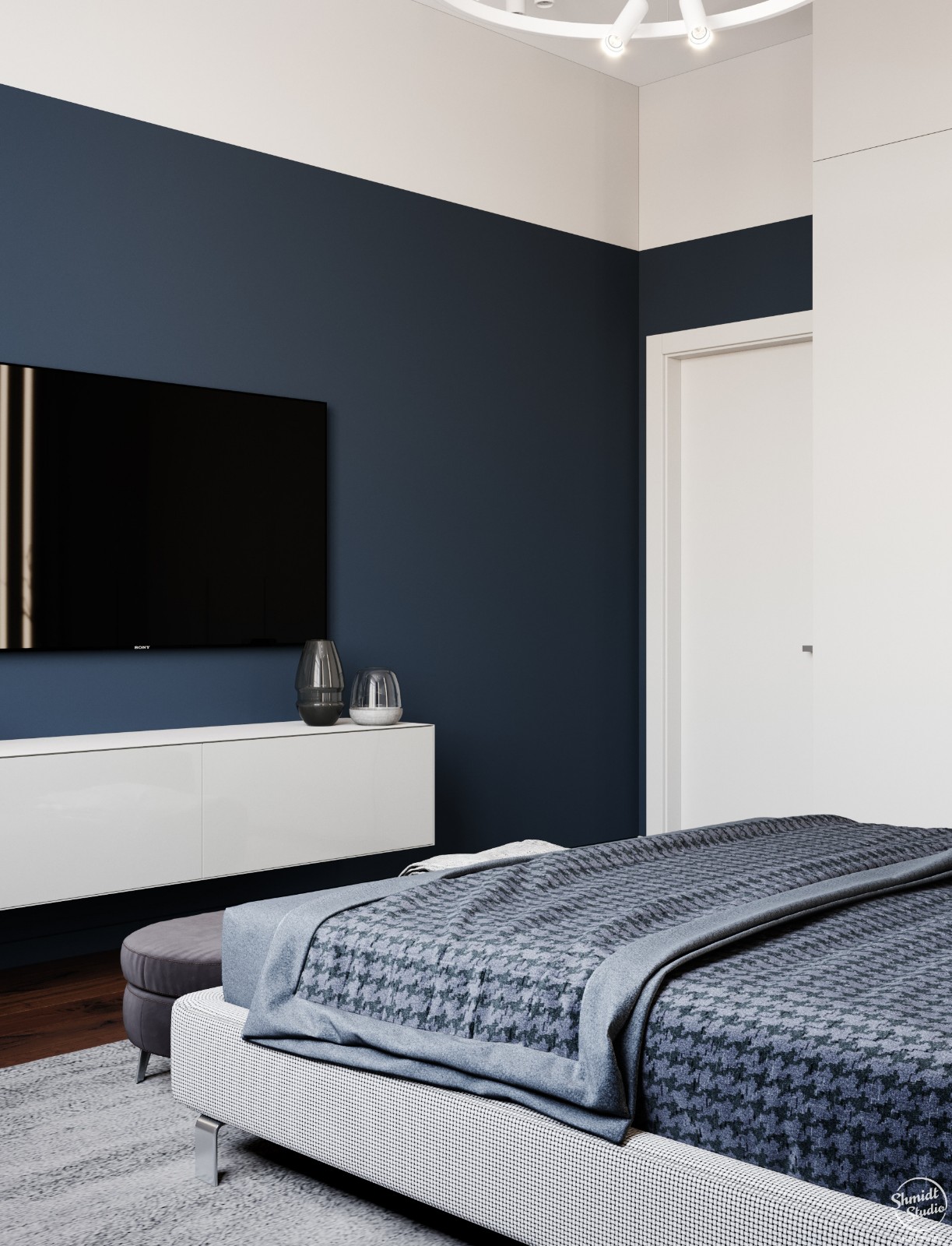 明斯克 100m²现代优雅住宅设计-33