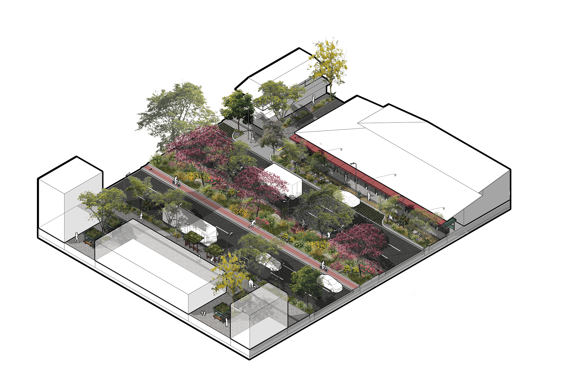 Barranquilla 城市复兴与绿化竞赛丨哥伦比亚丨SCINCO Arquitectas y Arquitectos-21