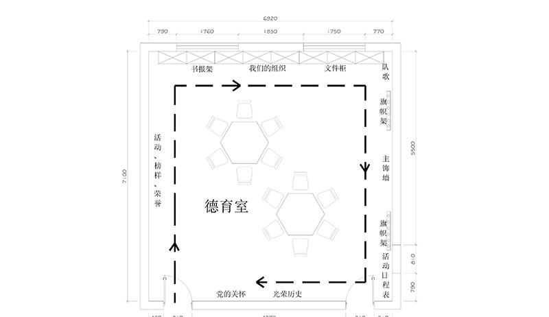 专业室内设计公司打造山东各地培训学校艺术空间-15