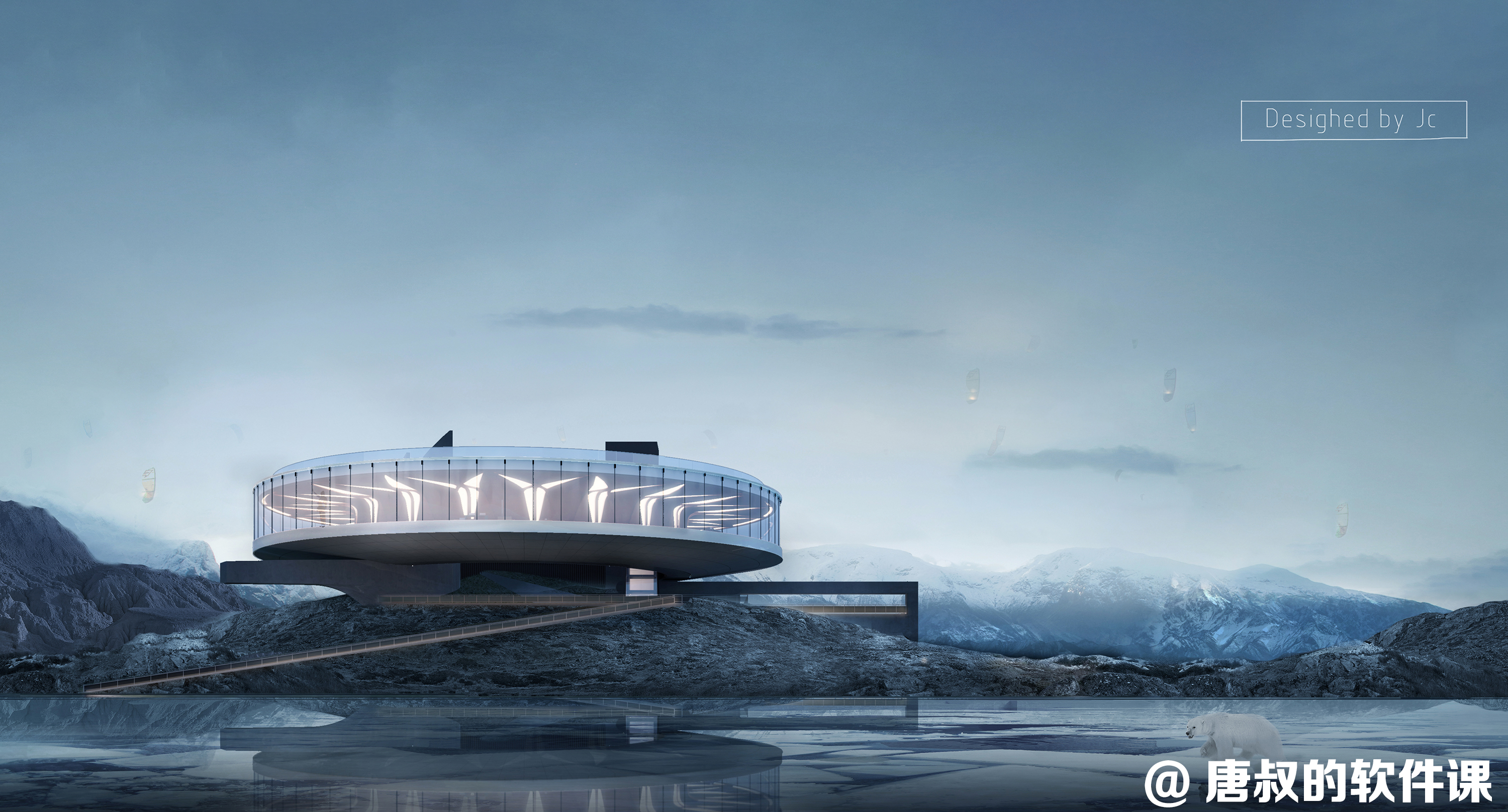 ZhengZhou“城市之冠”—写实渲染效果图-7