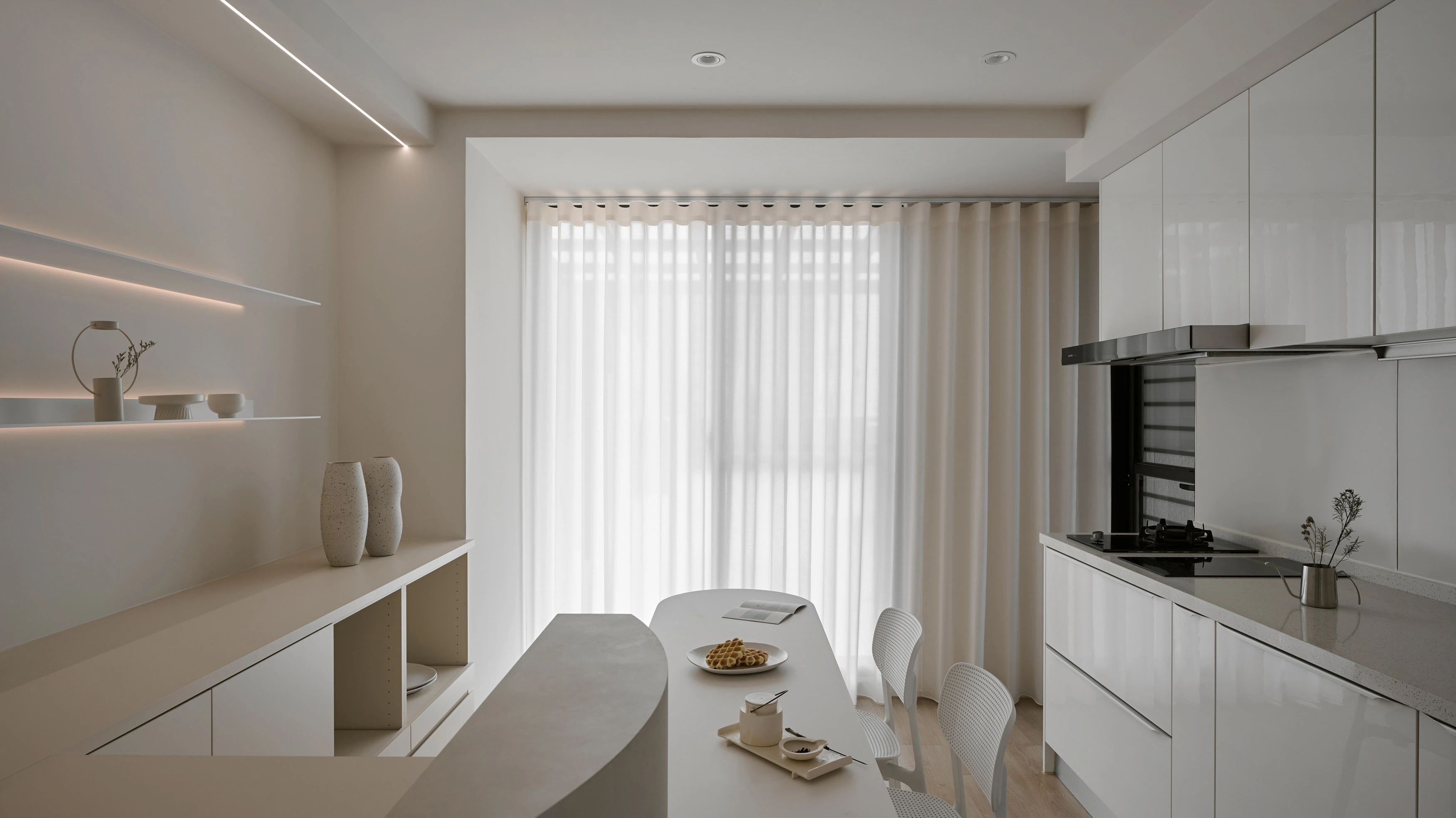 温润奶油风居家空间丨寓子设计-16