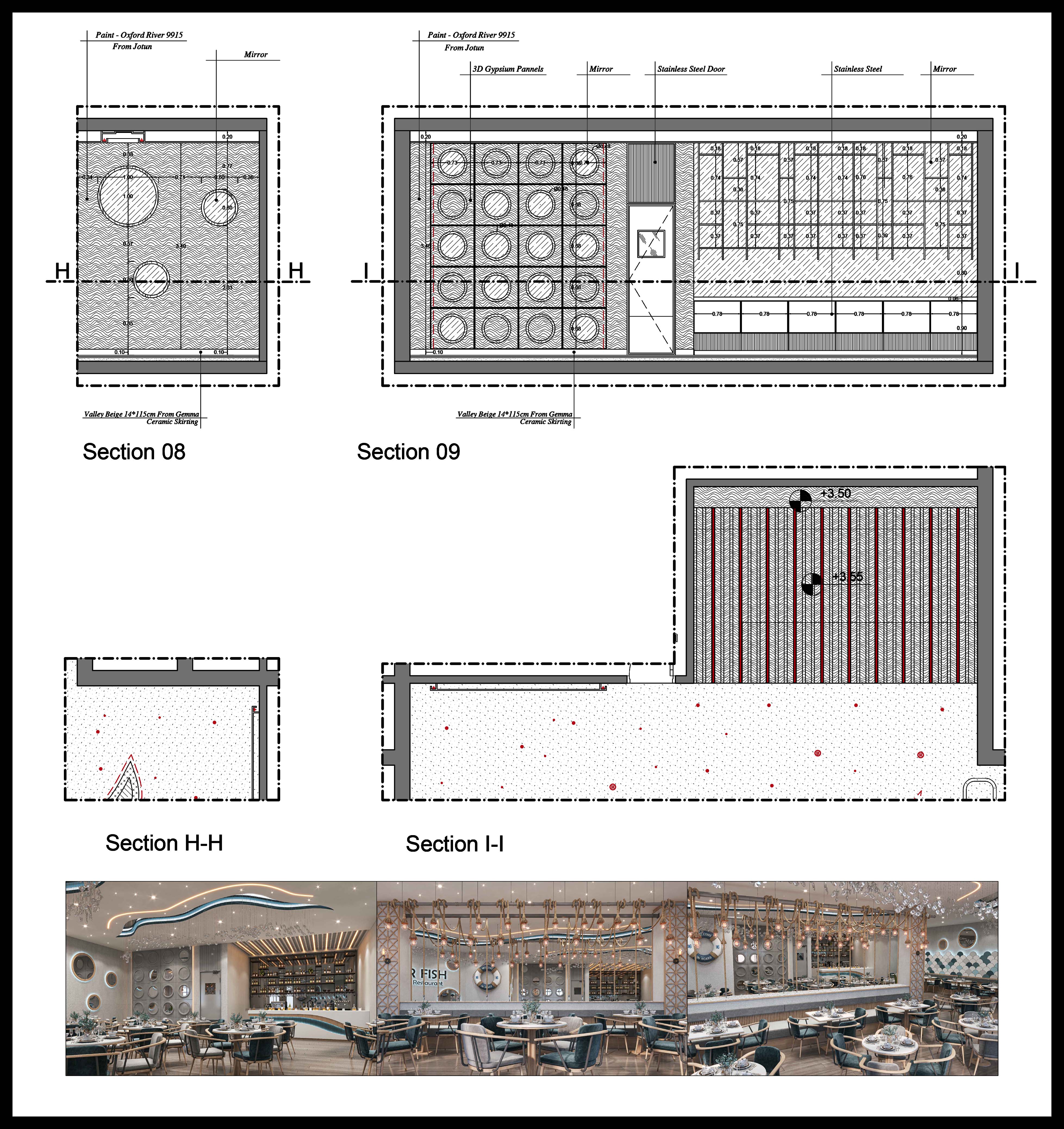 海鲜餐厅工作图纸丨ZIA Design&Construction-11