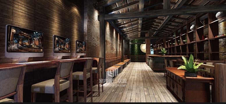 主题餐厅设计-福州揽季月光主题餐厅设计-11