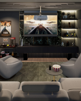 Projeto de Interiores - Home Cinema