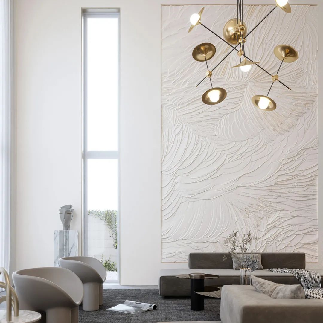 Interiors With Pockets Of Greenery And Modern Staircases-6