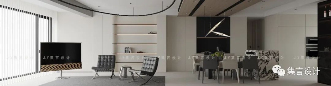 极简之美 · 把美术馆搬回家丨J·Y 设计-7