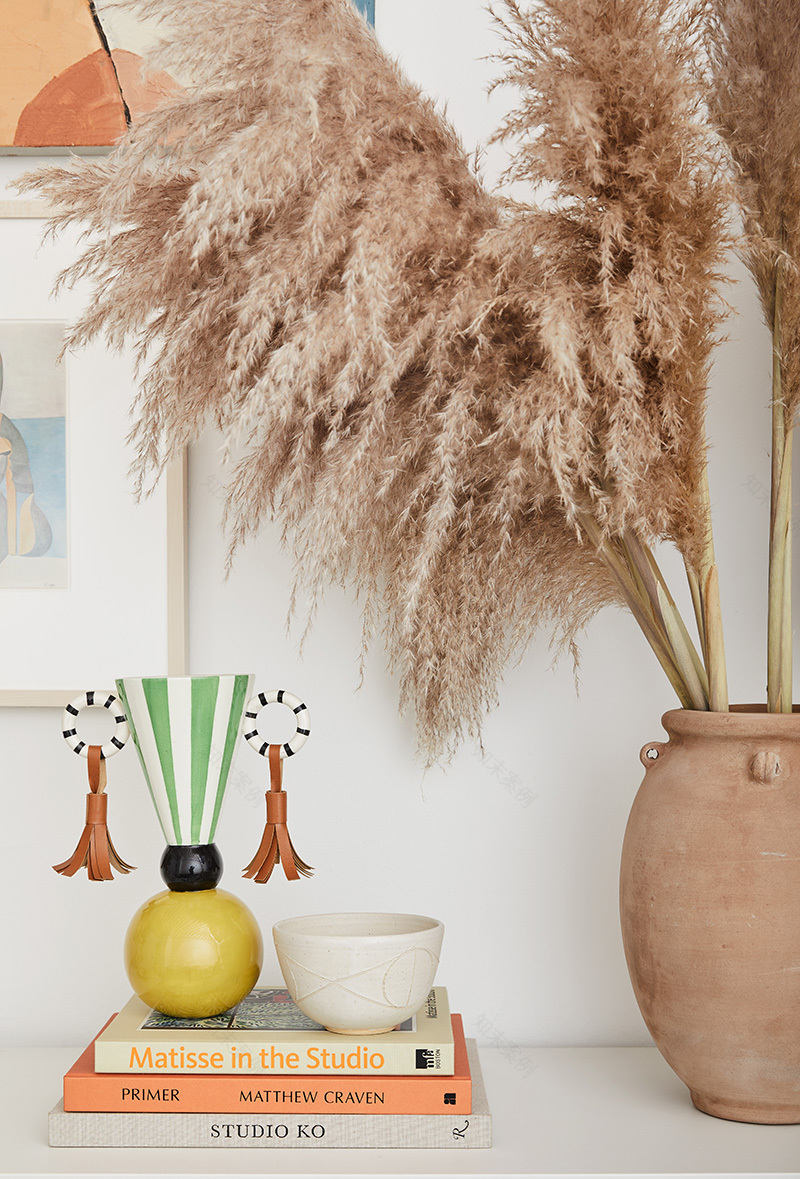 纽约时尚儿童游戏室,马戏团风格条纹天花板-6