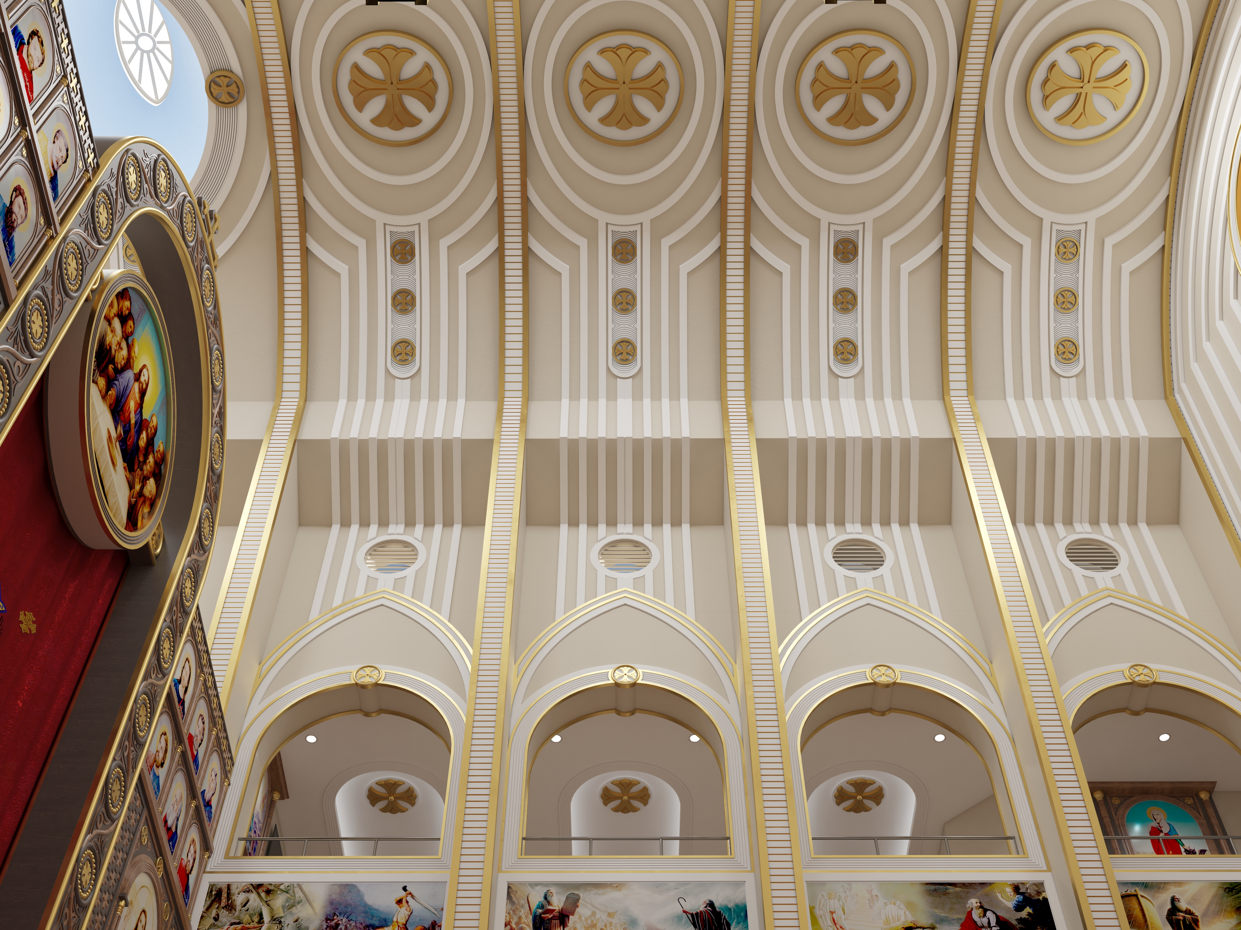 Church of the Holy Cross interior design-15