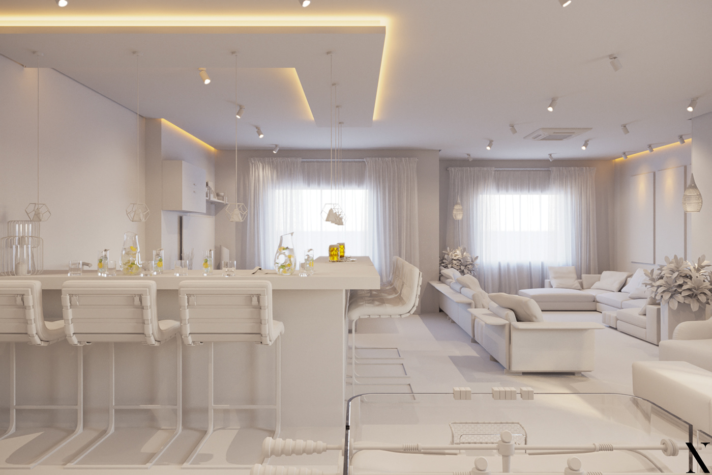 极简游戏室丨俄罗斯设计师-7