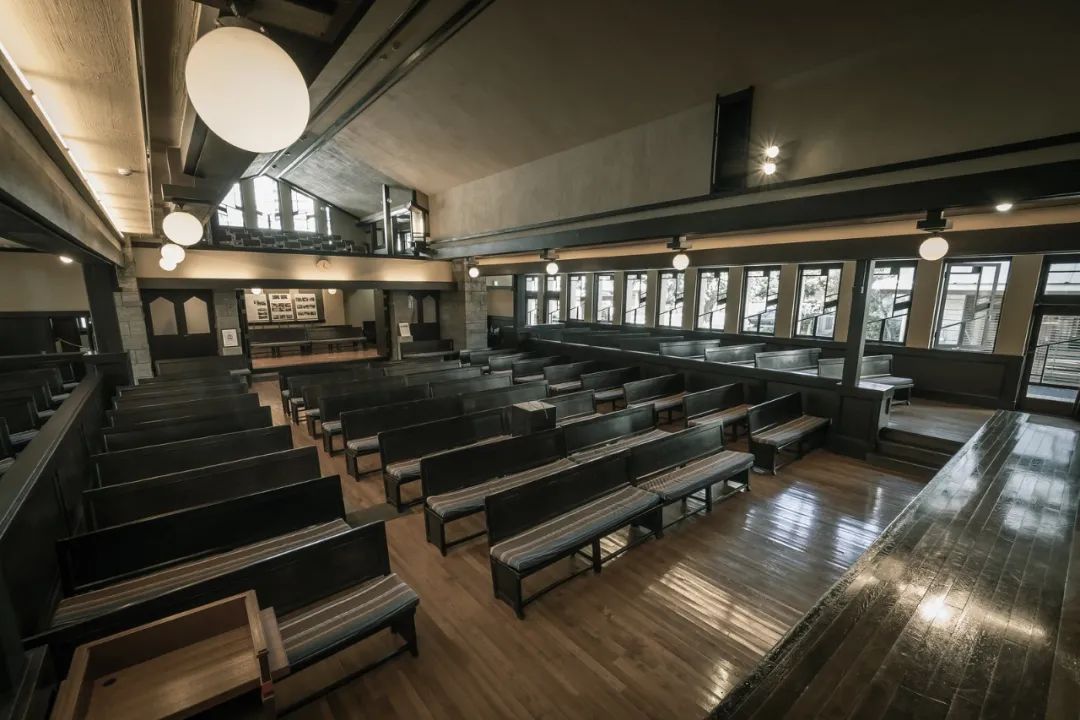 自由学园明日馆丨日本东京丨弗兰克·劳埃德·赖特,远藤新-44