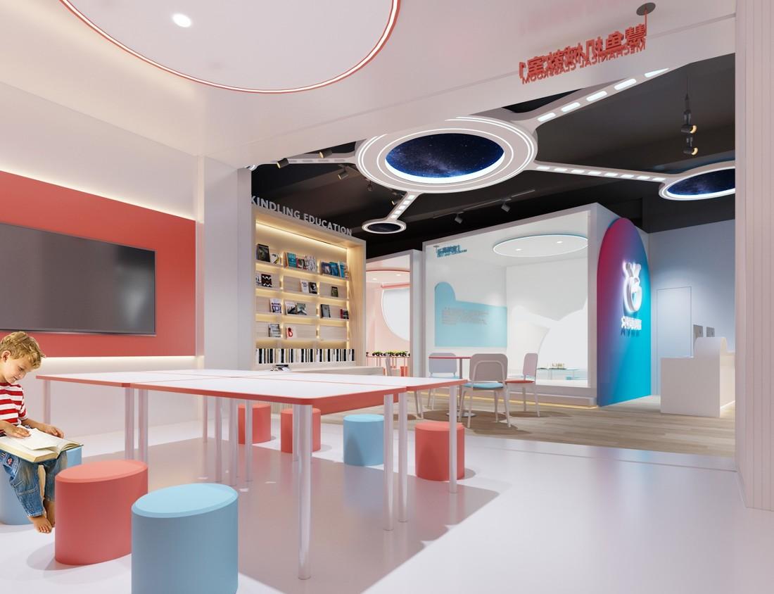 儿童教育培训基地创新设计，寓教于乐空间营造-2