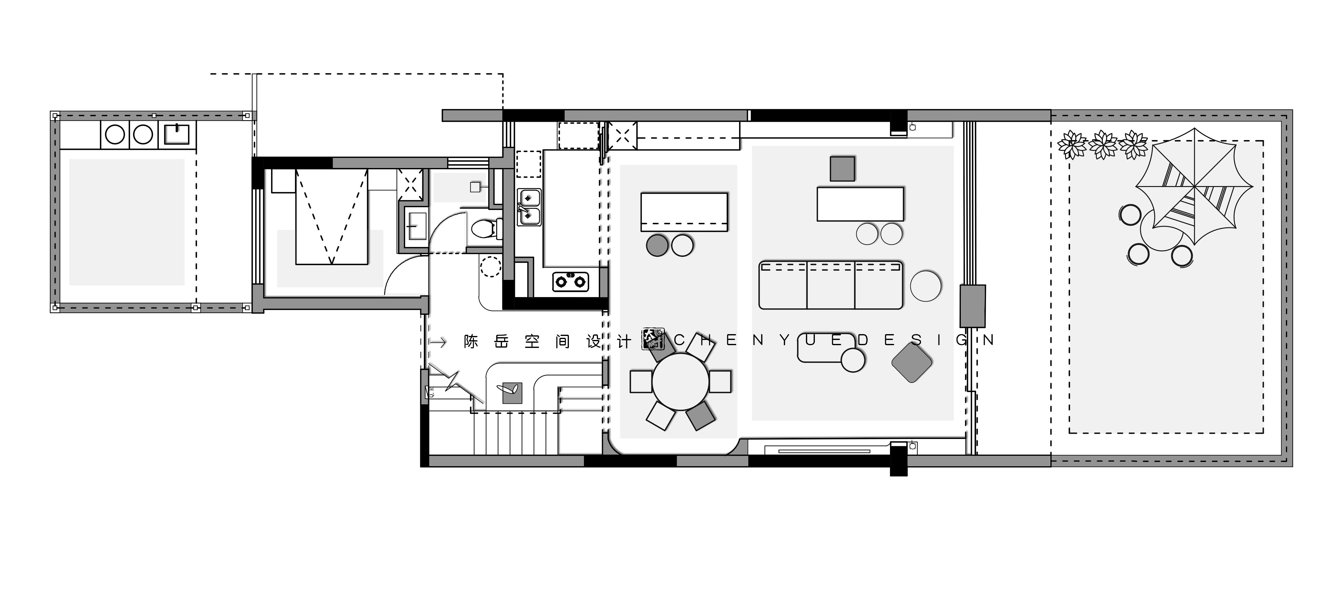 成都 人居越秀林语叠拼 200㎡ 法式休闲丨中国成都丨陈岳作品-3