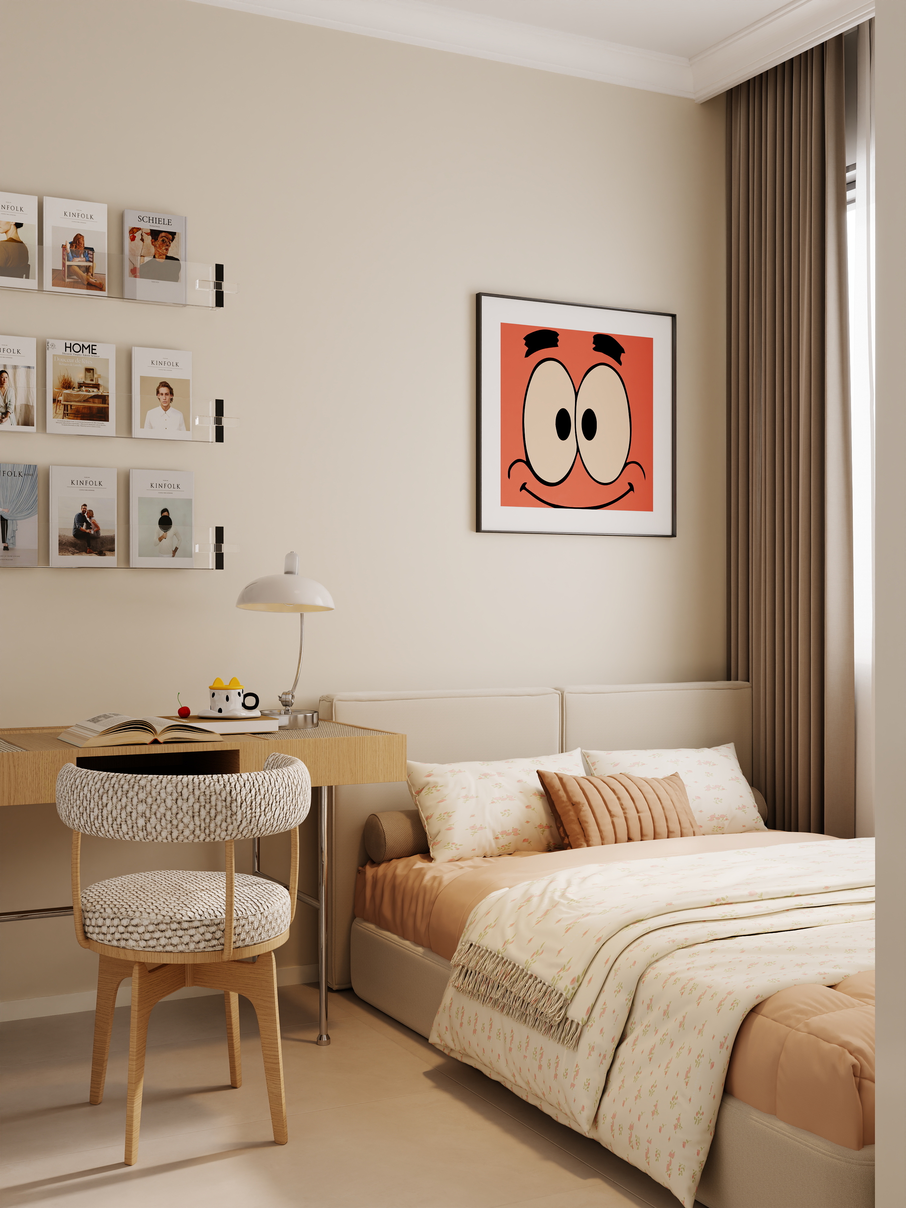 原木多奶油巴胺-让空间充满色彩-8