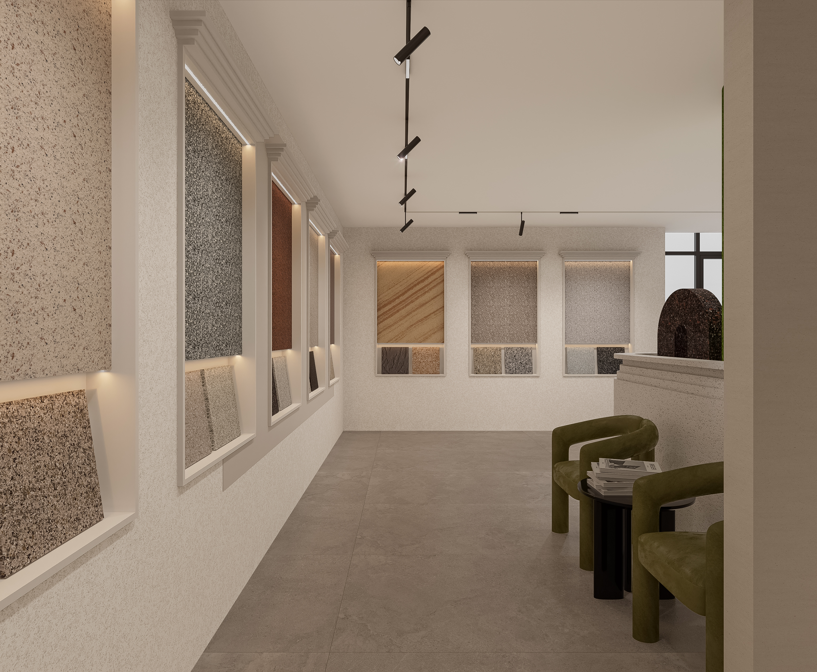 艺术漆展厅室内案例-29