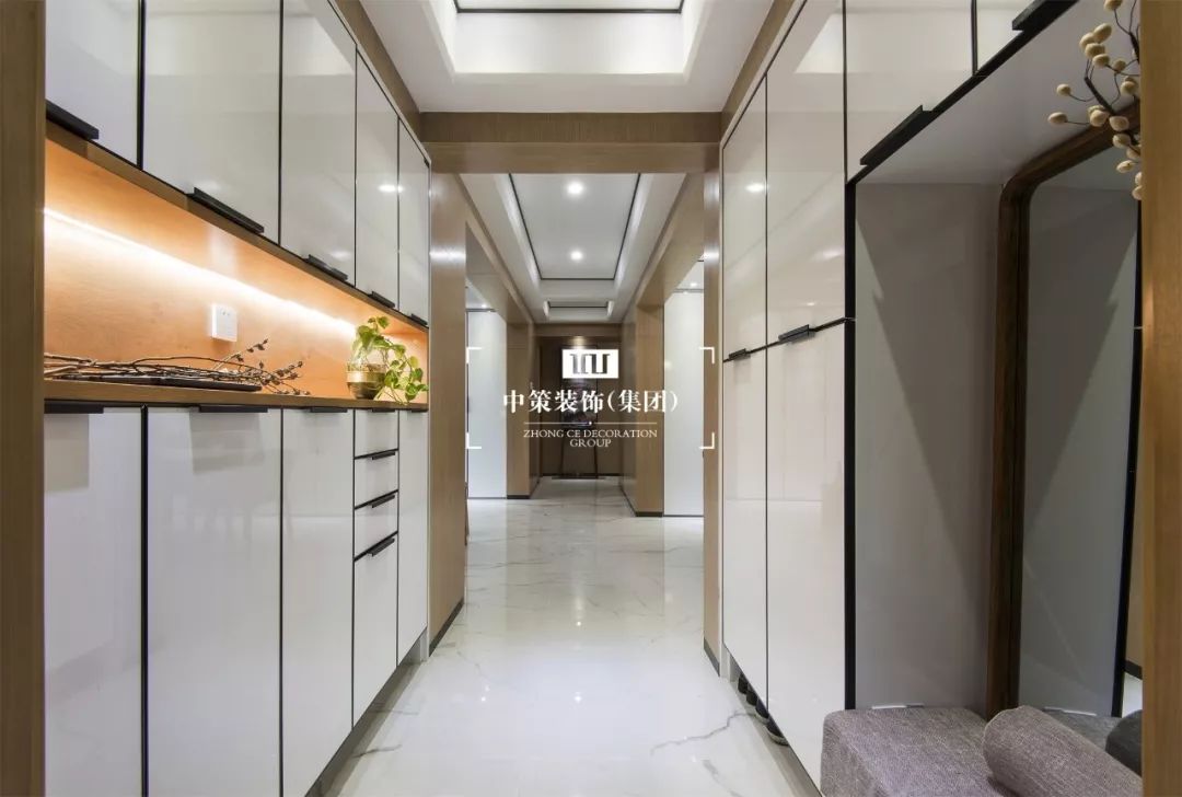 九夏云水 | 现代中式平层，白色基调的无限想象-19