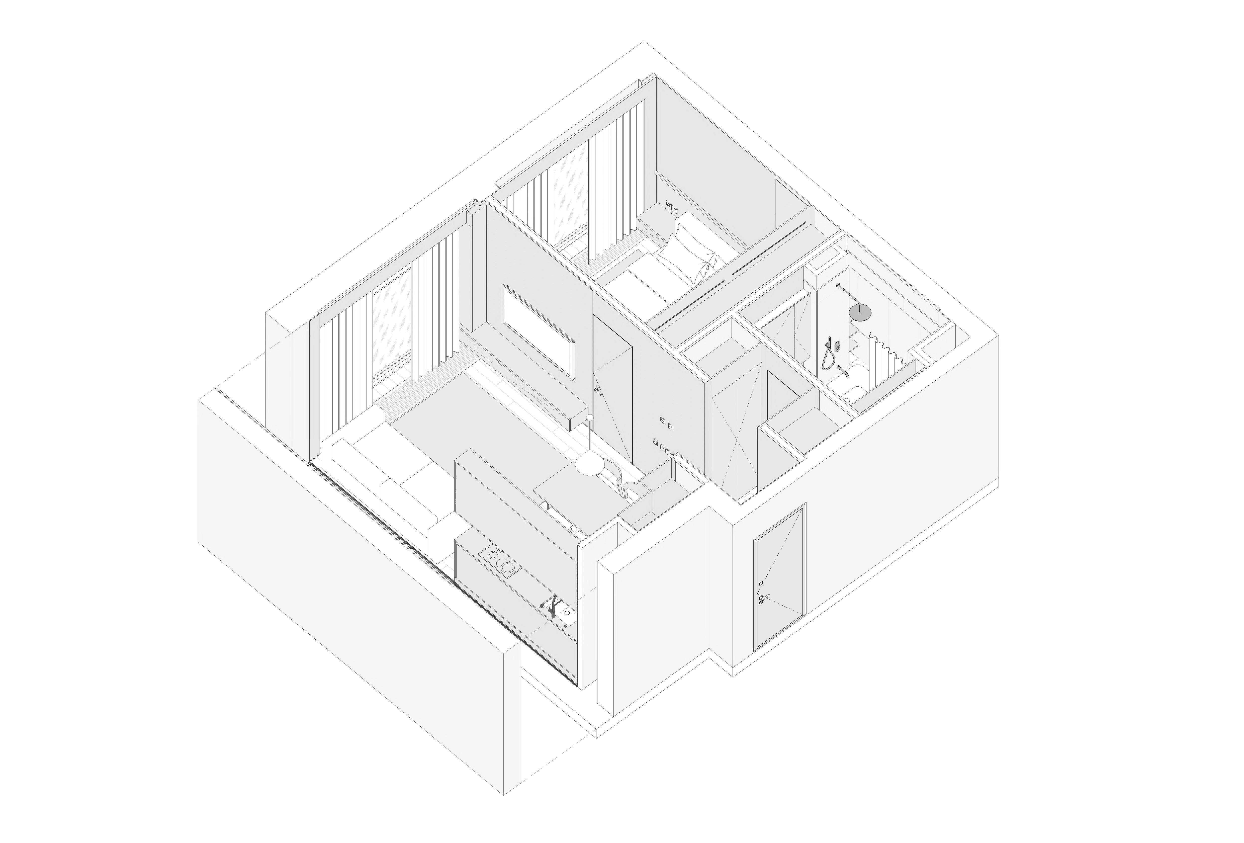 交响乐'34（液晶显示：交响乐34）丨俄罗斯莫斯科丨Ananev Architects-29
