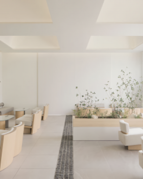 韩国 THE LOUNGE 现代奥特莱斯咖啡店丨LABOTORY
