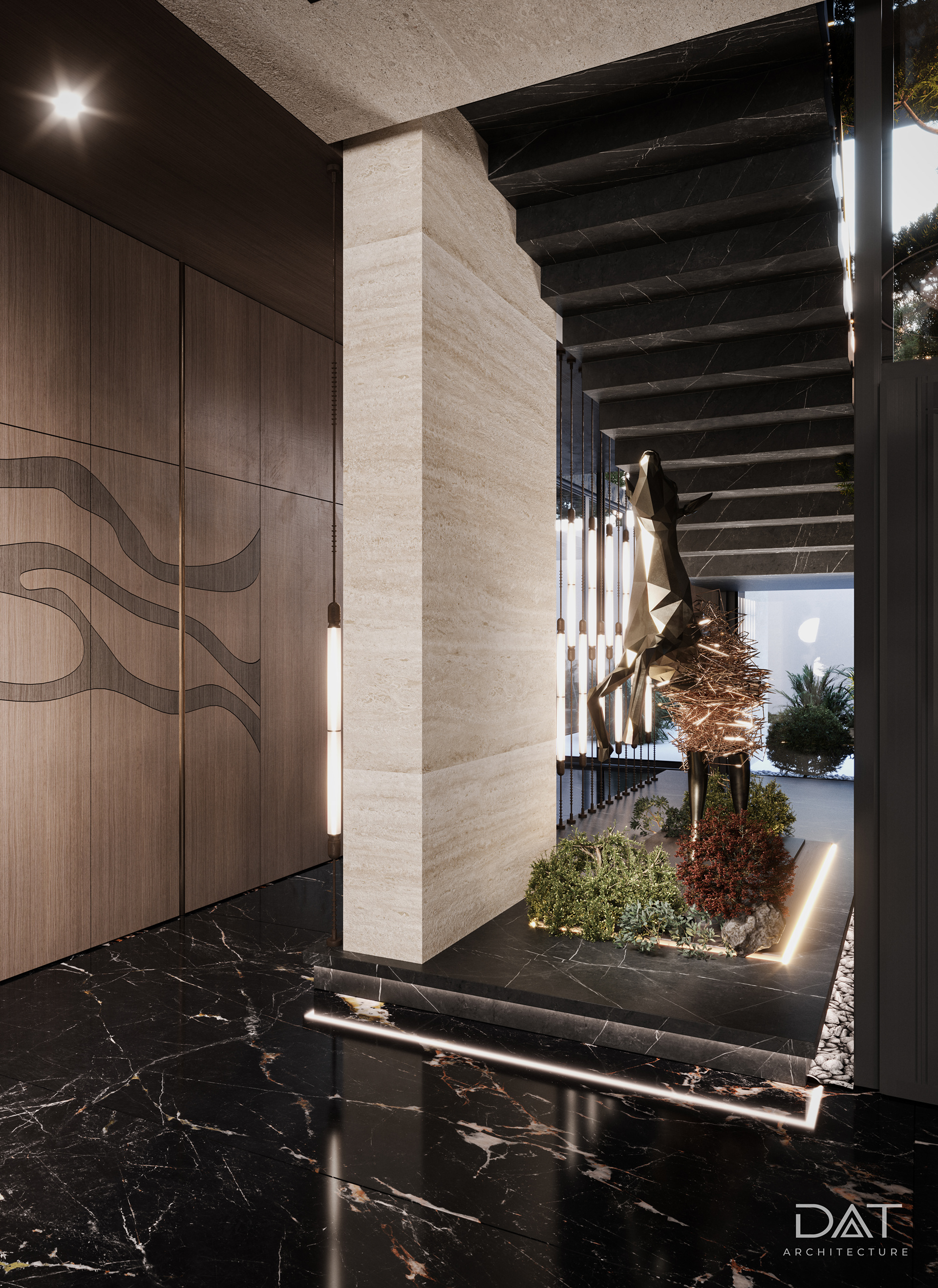 轻奢别墅丨阿联酋迪拜丨DAT Architecture-3