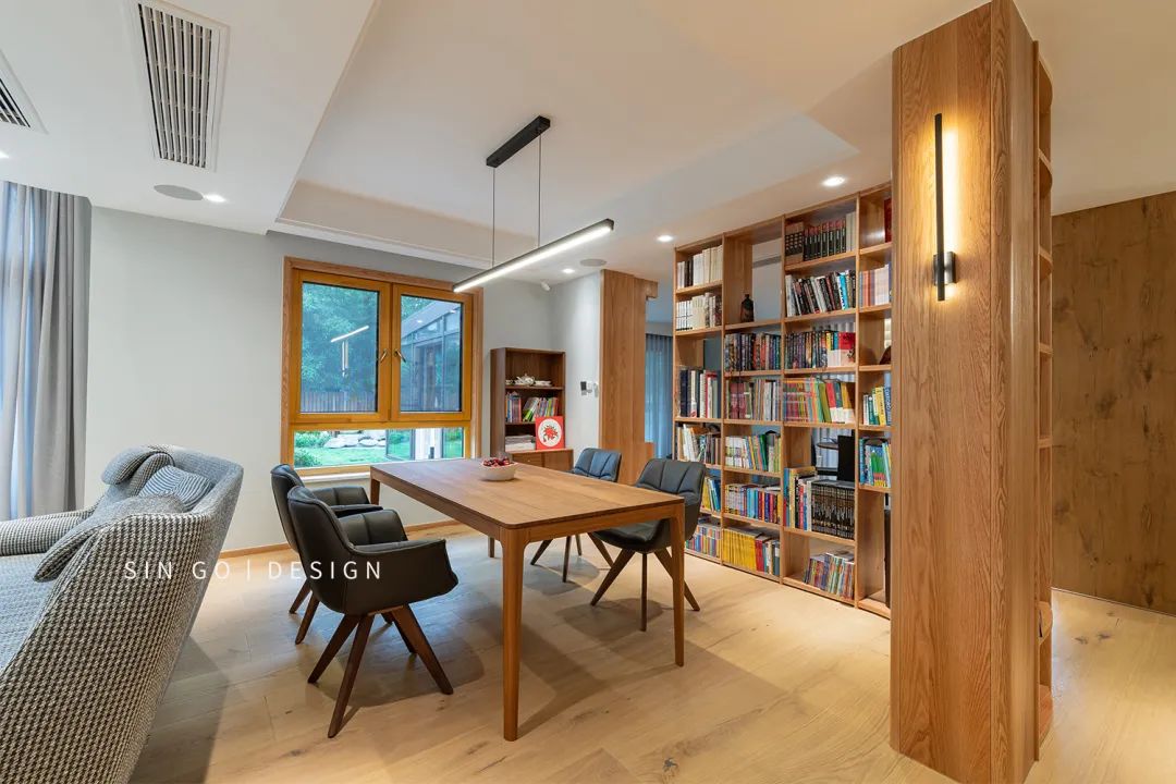 自然北欧风,350㎡别墅的温馨生活丨中国上海丨设计师沈兵-19