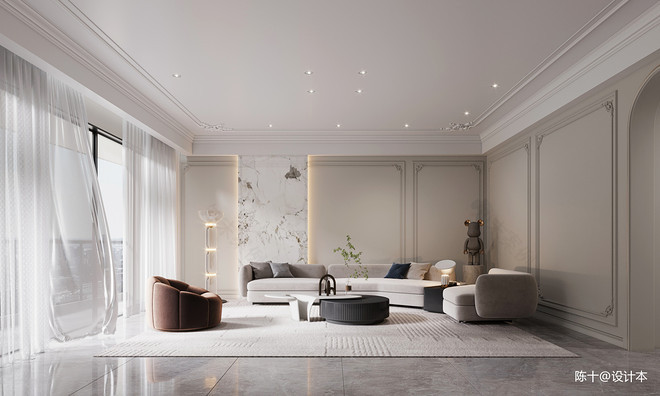 四居及以上300平米装修案例-13