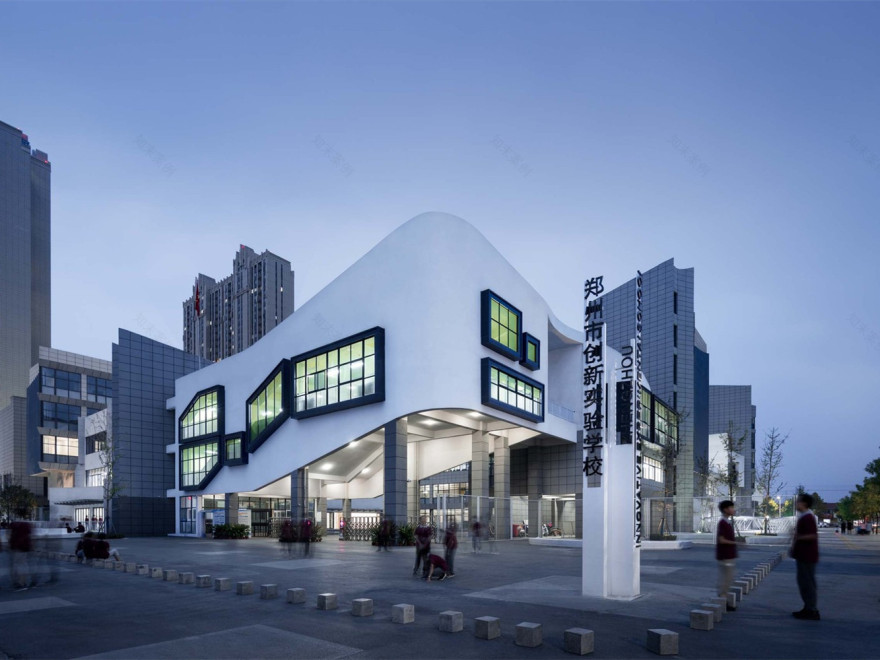 郑州市创新实验学校丨中国郑州丨香港教育建筑工作室,湖北省建筑设计院-4