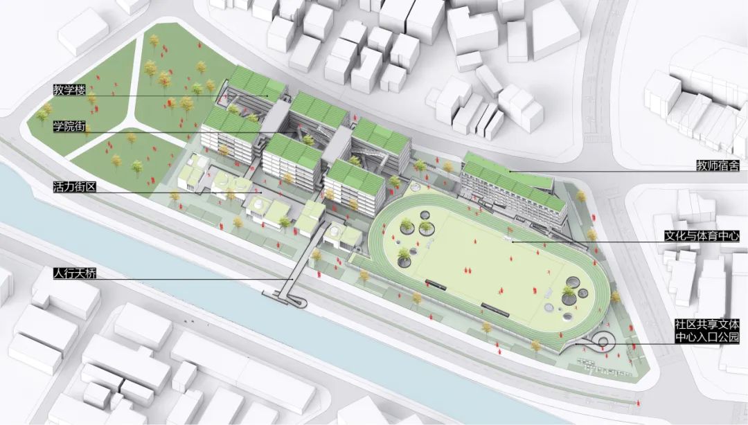深圳松岗街道松岗商业中心城市更新九年一贯制学校项目丨中国深圳丨立方设计-19