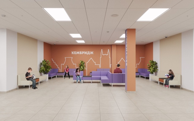 “Кембридж”别墅区私立学校室内设计丨俄罗斯莫斯科丨个体经营者 Тихонов А.А. 室内设计与建筑工作室-8