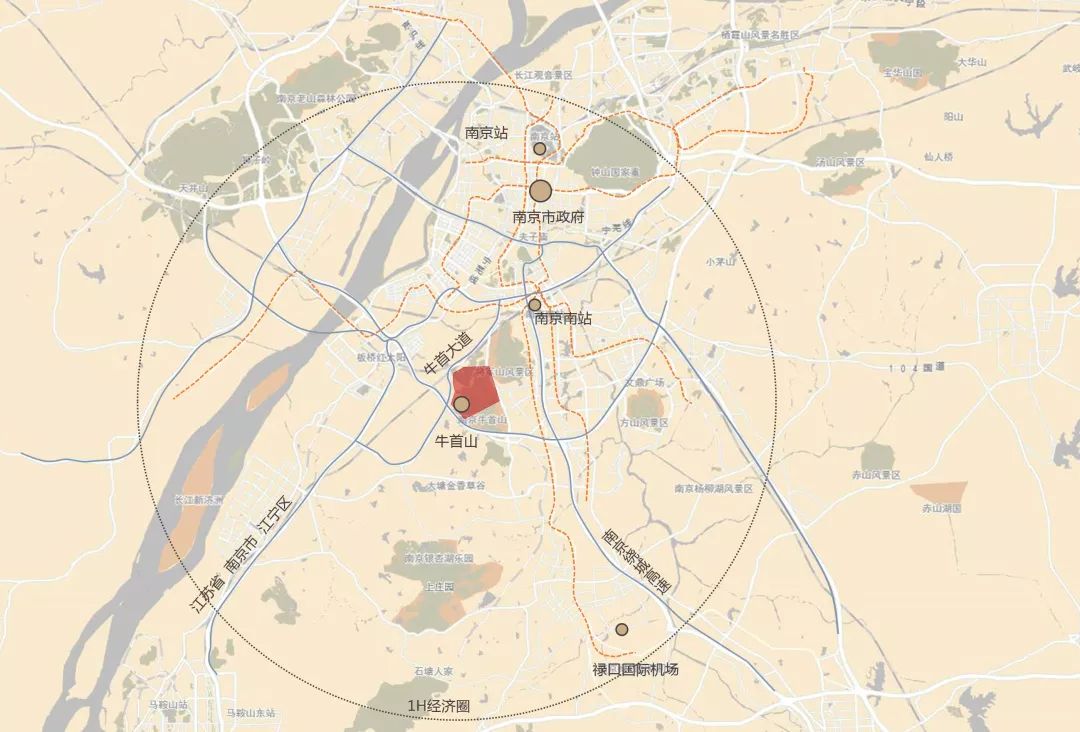 金陵小镇样板段景观规划 | 山水城林灵境,品六朝风雅古韵-13