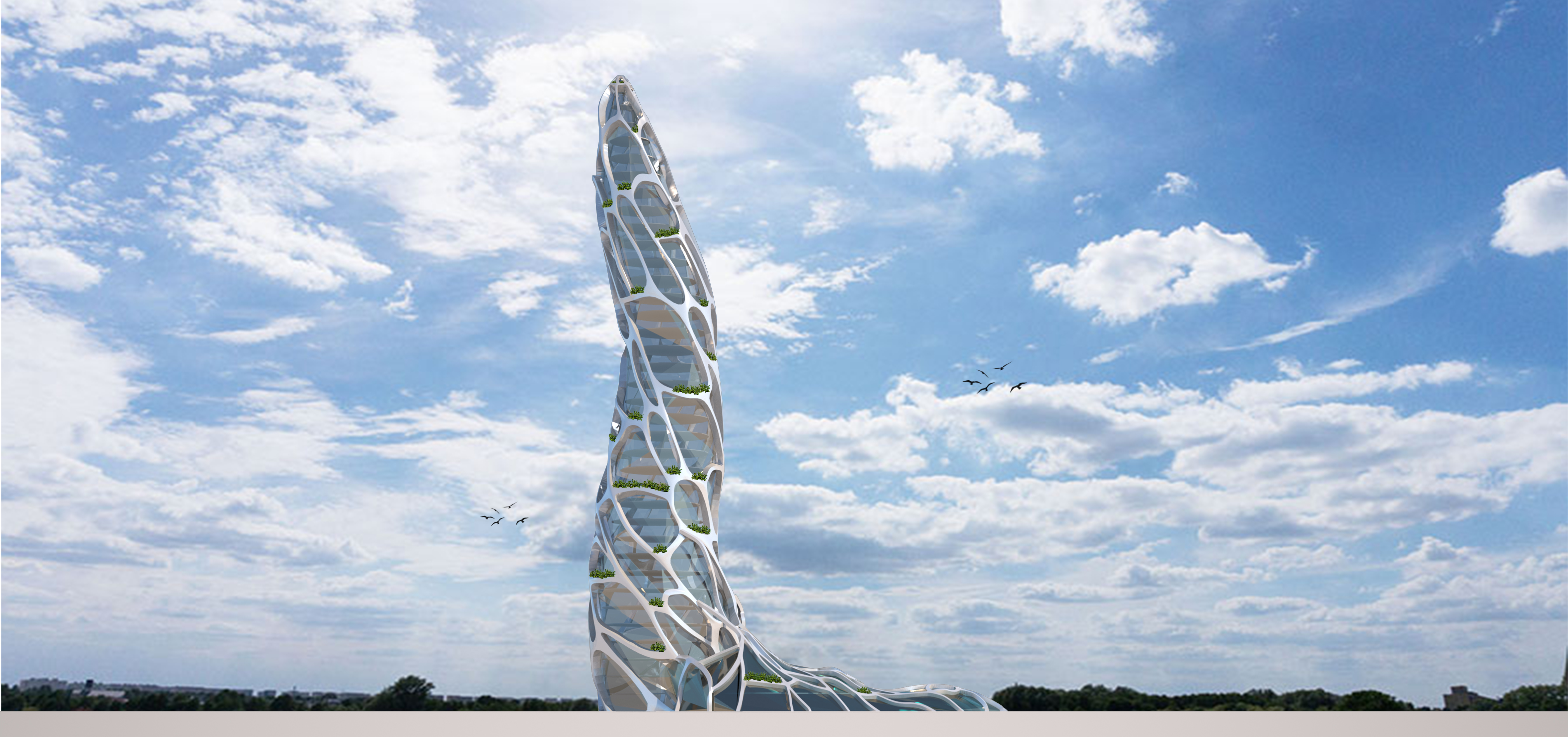 绿色塔楼综合体丨Ain Shams University 建筑系-14