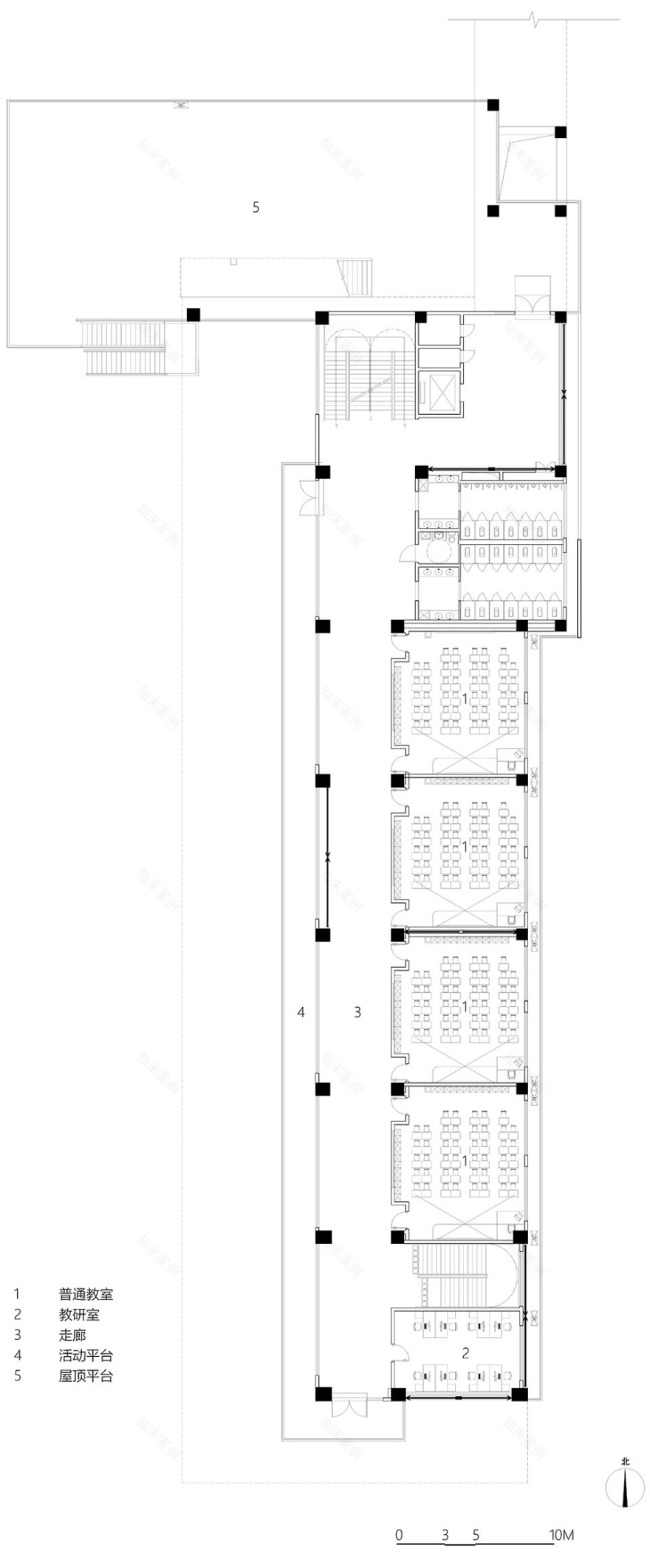 西安市未央路小学综合楼建设项目丨中国西安丨中国建筑西北设计研究院有限公司屈培青工作室-101